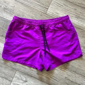 The North Face Purple Shorts Running Athletic Lounge